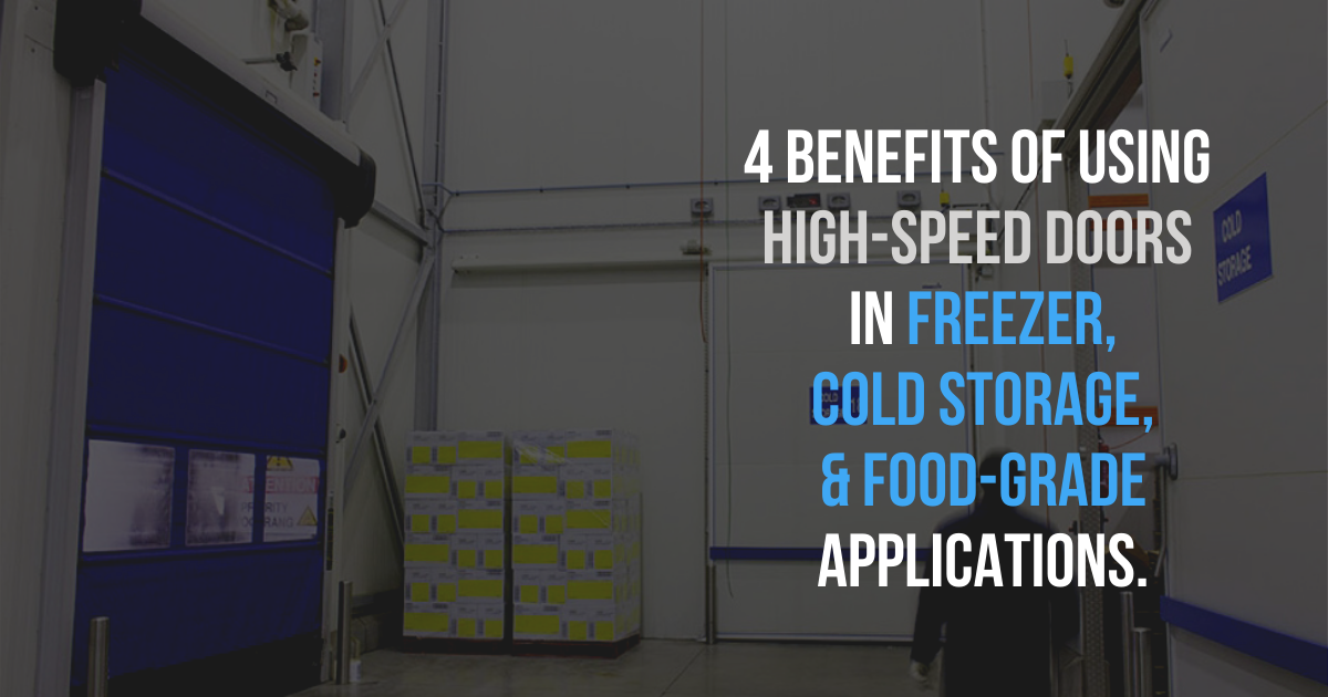 high-speed doors for freezer and cold storage